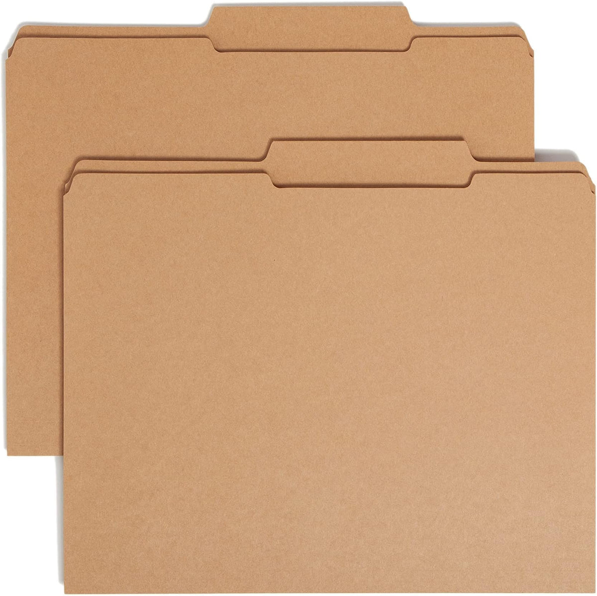 Smead File Folder, Reinforced 1/3-Cut Tab, Letter Size, Kraft, 100 Per Box (10734)