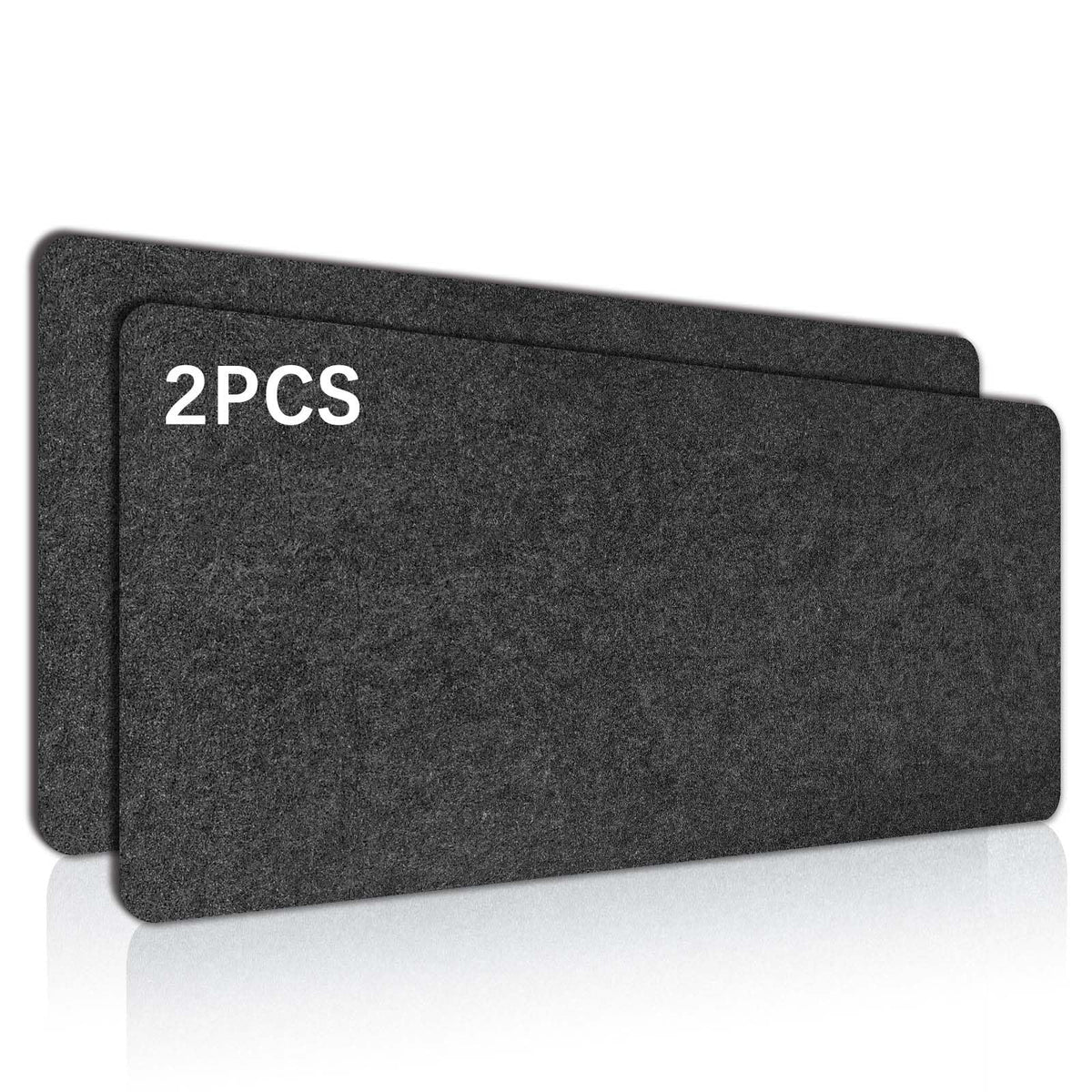 2 PCS Large Felt Desk mat, 40''x16'' with Non-Slip Full Desk Mouse Pad,Office Computer Desk for Keyboard Mat,Felt Desk Mat for Desk Pad Protector(100x40cm)