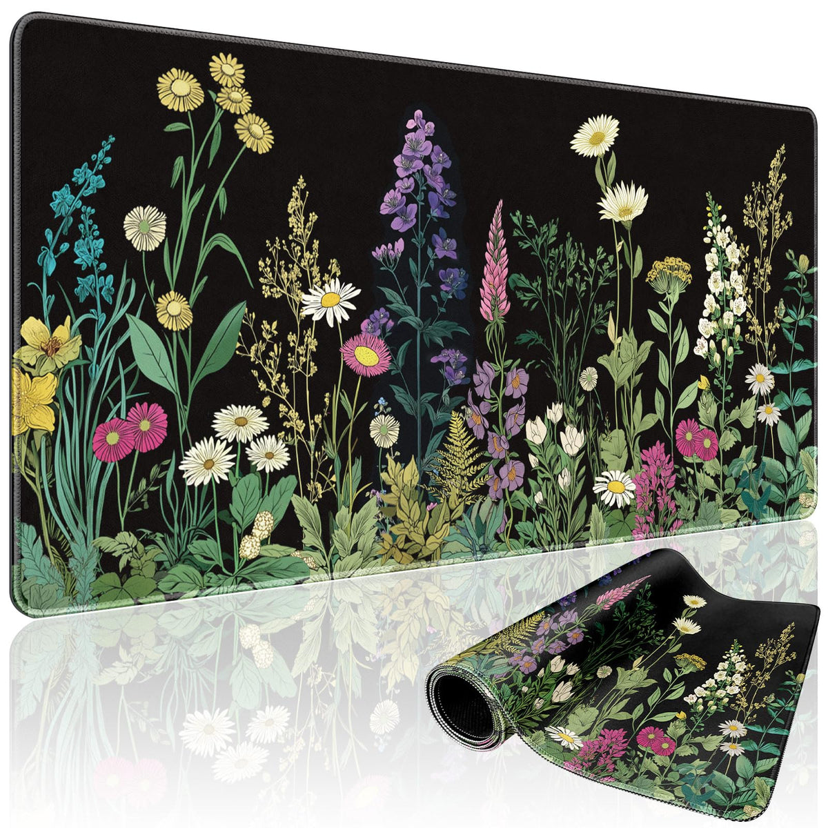 Mystical Potion Bottles Large Gaming Mouse Pad Desk Mat 31.5x15.7