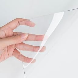 Oterri Clear Writing Desk Pad, 23.6’’x13.7” Heat Resistant Waterproof PVC Round Edge Durable Desk Protect Mat, Anti-Static Writing Mat Table Protector