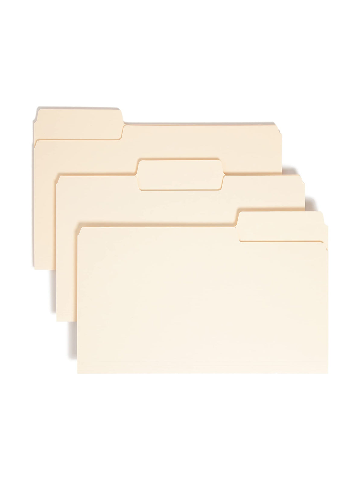 Smead SuperTab Heavyweight File Folder, Oversized 1/3-Cut Tab, Letter Size, Manila, 50 Per Box (10401)
