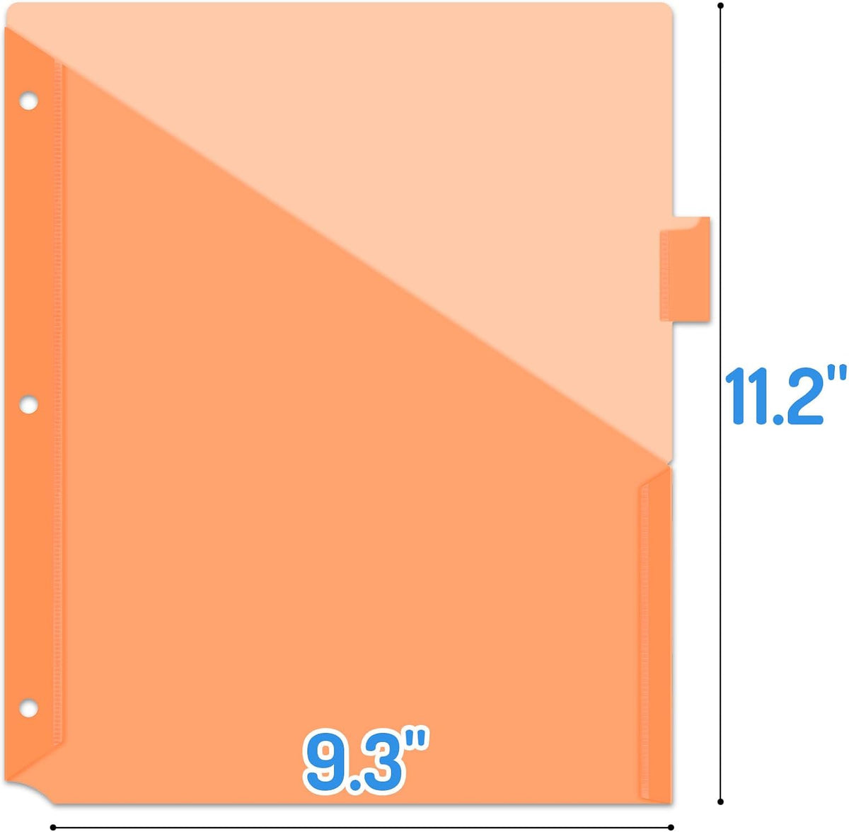 Forvencer 8 Count Dividers with 2 Pockets,8 tabs Binder Dividers with tabs