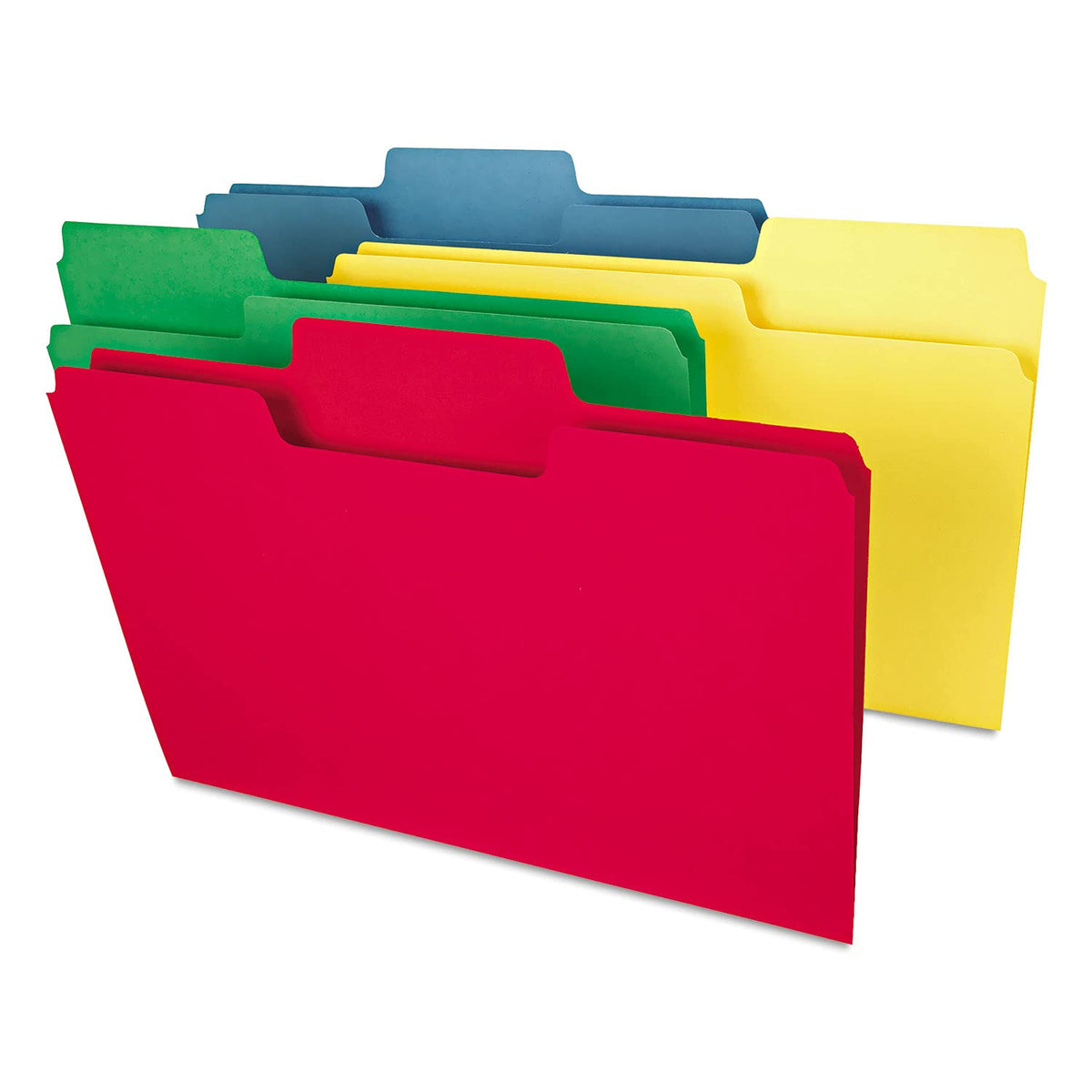 Smead SuperTab Heavyweight File Folder, Oversized 1/3-Cut Tab, Letter Size, Manila, 50 Per Box (10401)
