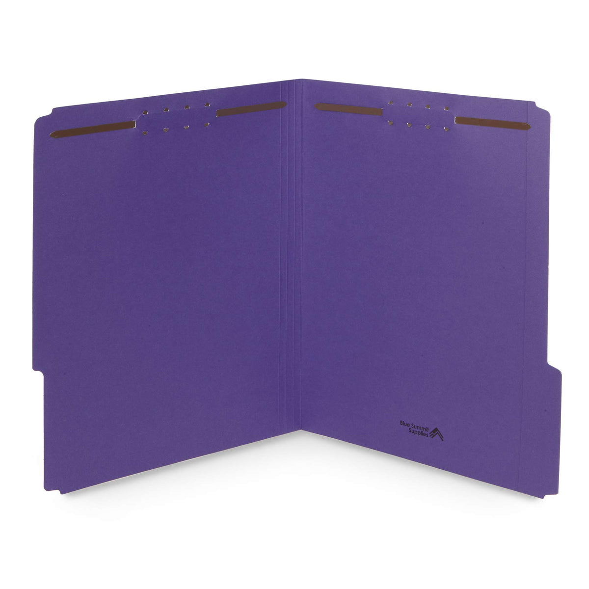 Blue Summit Supplies 50 Yellow Fastener File Folders, Letter, 1/3 Cut Tab