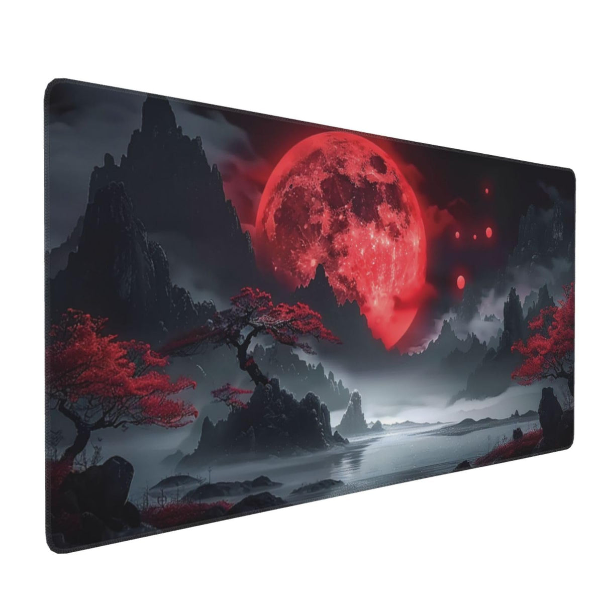 35.4 x 15.7 in, XXL Large Mouse Pad for Desk, Extended Keyboard Mouse Mat for Computer Office, Big Laptop Mouse pad, Gaming Pc-Boho Navy Blue Peony Florals