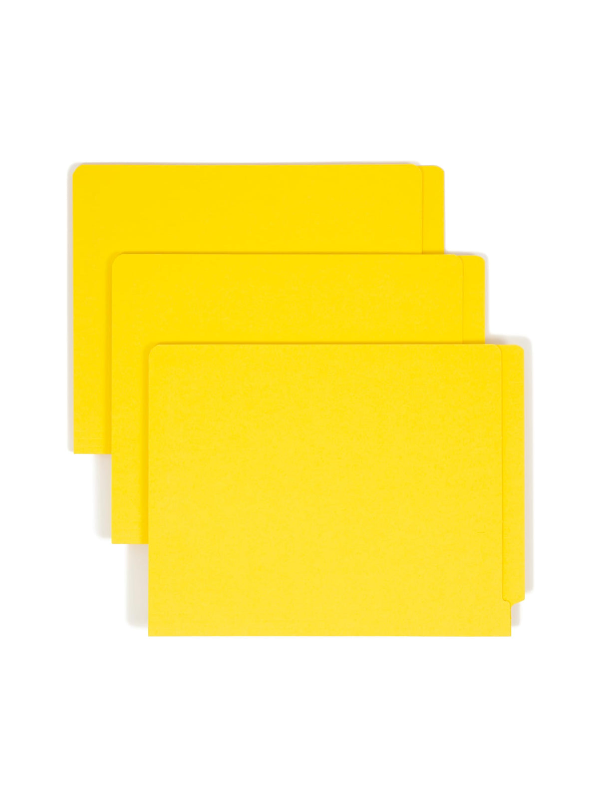 Smead Heavyweight End Tab Fastener File Folder, Shelf-Master® Reinforced Straight-Cut Tab, 2 Fasteners, Letter Size, Manila, 50 per Box (34215)