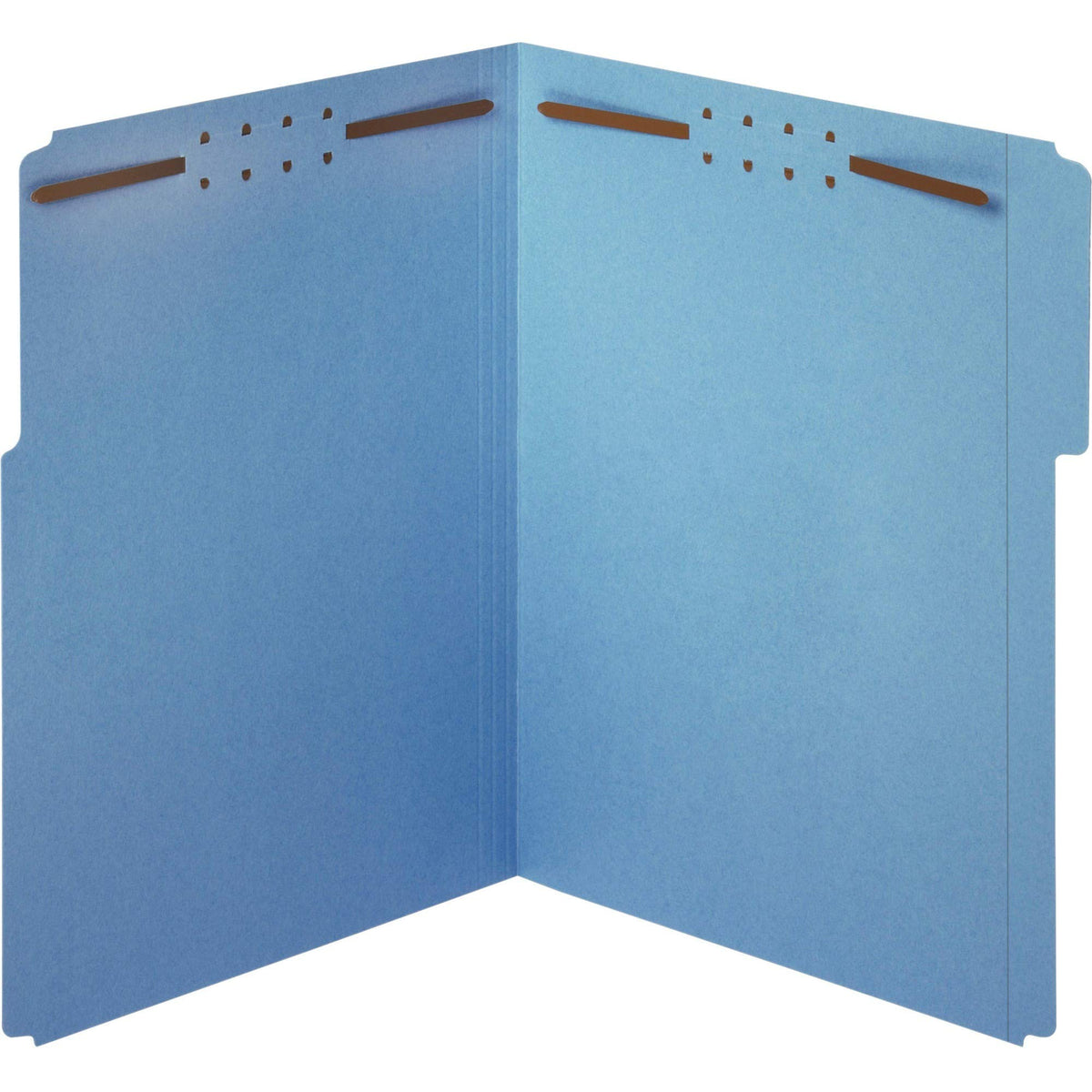 Pendaflex Fastener File Folders, 2 Durable Fasteners, Classification Folder for School, Home and Office, Letter Size, Blue, 1/3 Cut Tabs in Left, Right, Center Positions, 50 per Box (22040GW)