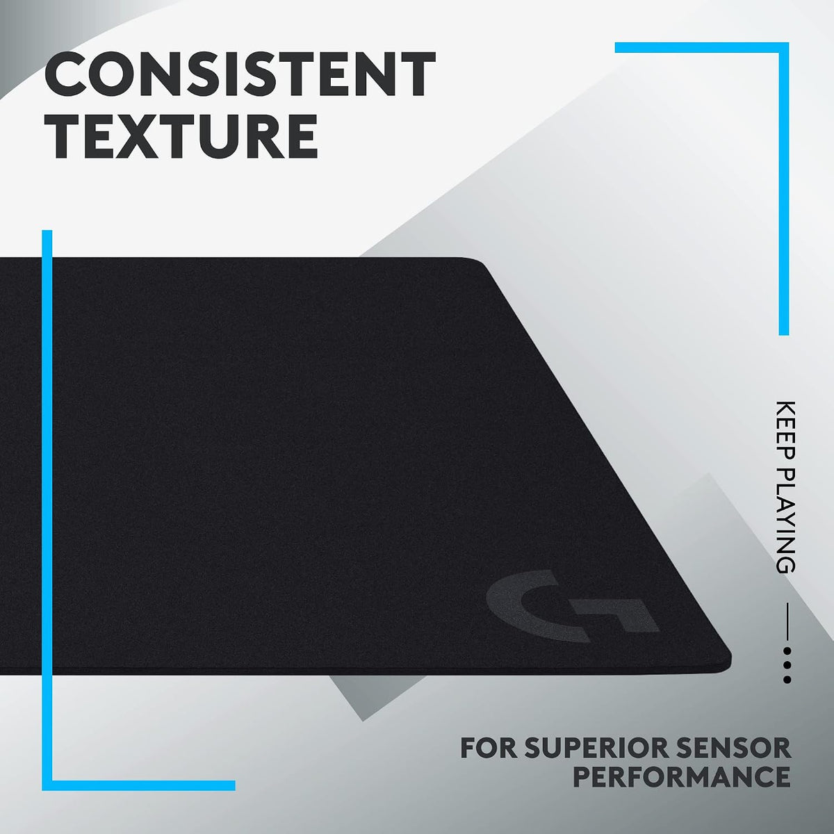 Logitech G840 XL Cloth Gaming Mouse Pad (900x400x3) - Black