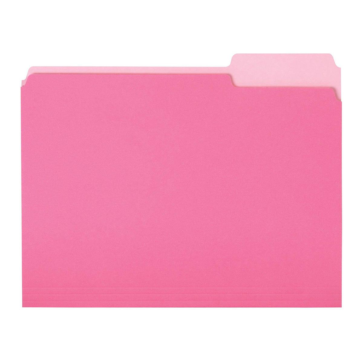 Amazon Basics File Folders for Organization, Letter Size, 1/3 Cut Tab, Sturdy with Tabs for Organizing and Filing, Blue, 36-Pack