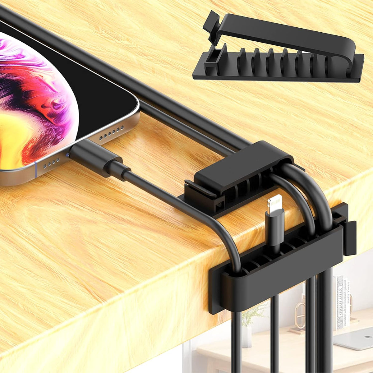 N NOROCME 192 PCS Cable Management Kit 4 Wire Organizer Sleeve