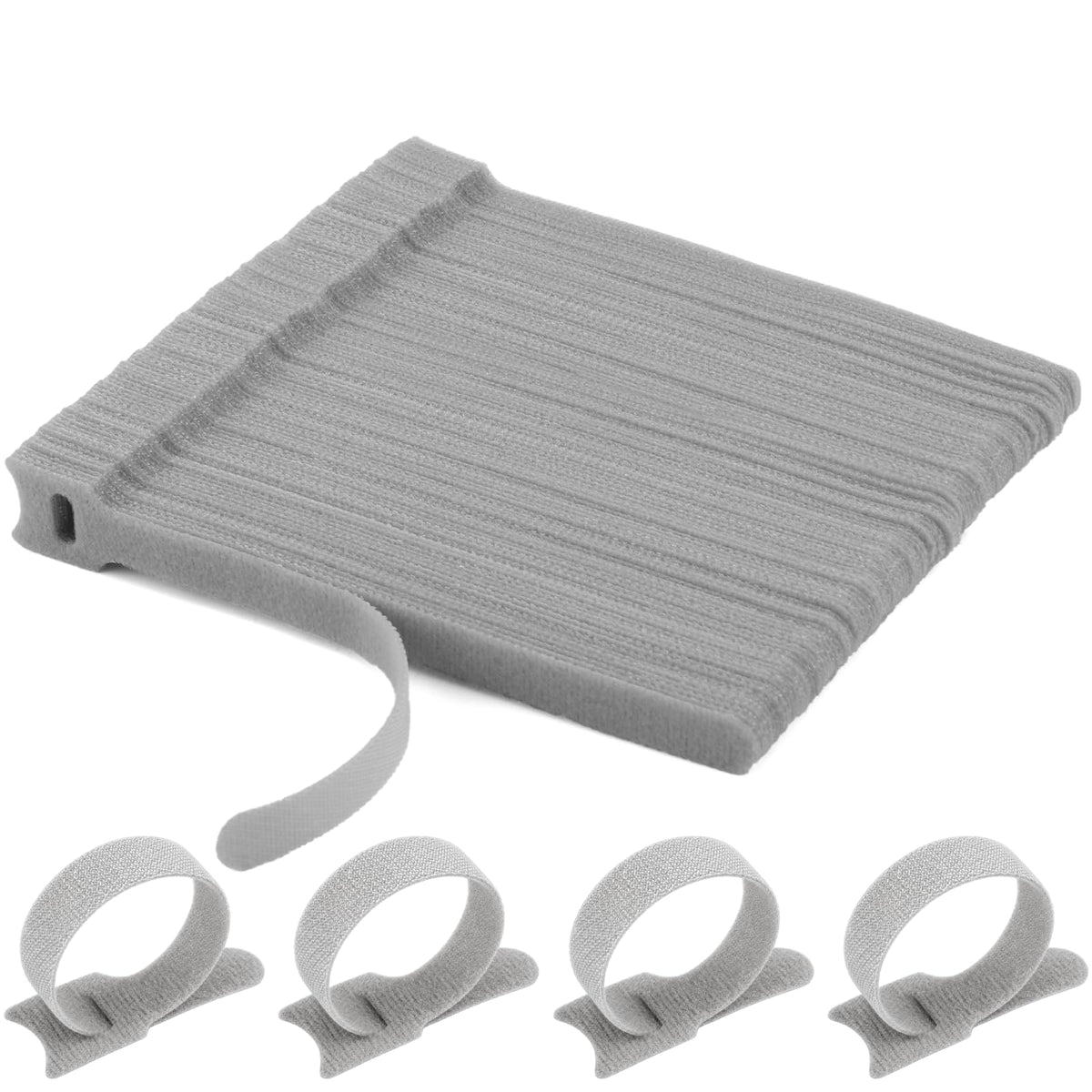 120 PCS 6 Inch Reusable Cable Ties, Cable Management