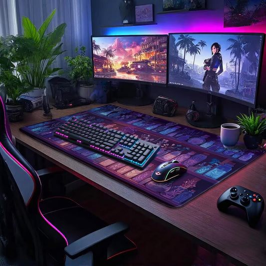 Mystical Potion Bottles Large Gaming Mouse Pad Desk Mat 31.5x15.7
