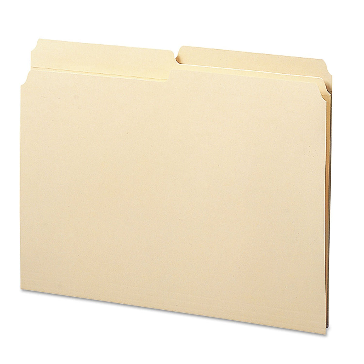 Smead File Folders Letter Size, Reinforced 1/3-Cut Tab, Assorted Positions, Letter Size, Manila Folders 8.5 x 11, 100 per Box (10334)