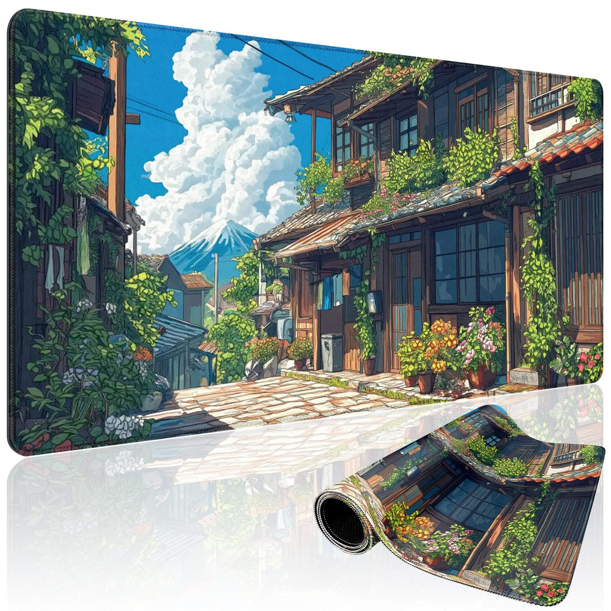 Mystical Potion Bottles Large Gaming Mouse Pad Desk Mat 31.5x15.7