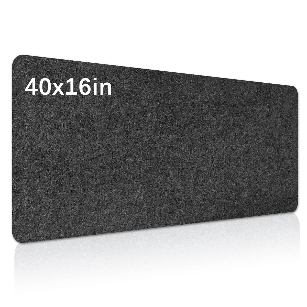 2 PCS Large Felt Desk mat, 40''x16'' with Non-Slip Full Desk Mouse Pad,Office Computer Desk for Keyboard Mat,Felt Desk Mat for Desk Pad Protector（100x40cm）