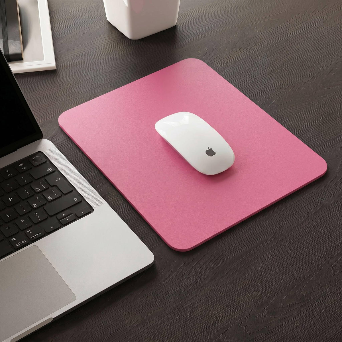 Non-Slip Waterproof Leather Desk Pad Mouse Mat, Purple 31.5x15.7 in