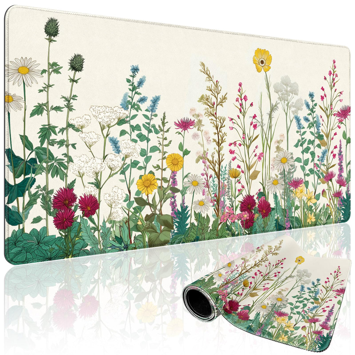 Mystical Potion Bottles Large Gaming Mouse Pad Desk Mat 31.5x15.7