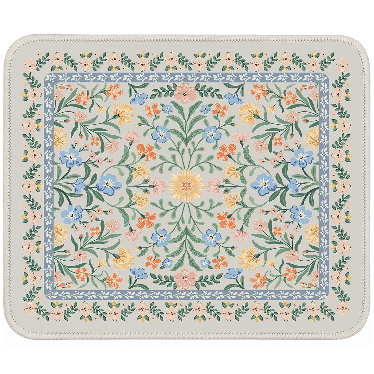 iCasso Desk Mat,Mouse Pad for Office Desk,35.4x15.7in,Pink Floral
