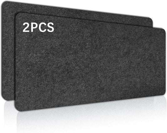 2 PCS Large Felt Desk mat, 40''x16'' with Non-Slip Full Desk Mouse Pad,Office Computer Desk for Keyboard Mat,Felt Desk Mat for Desk Pad Protector（100x40cm）