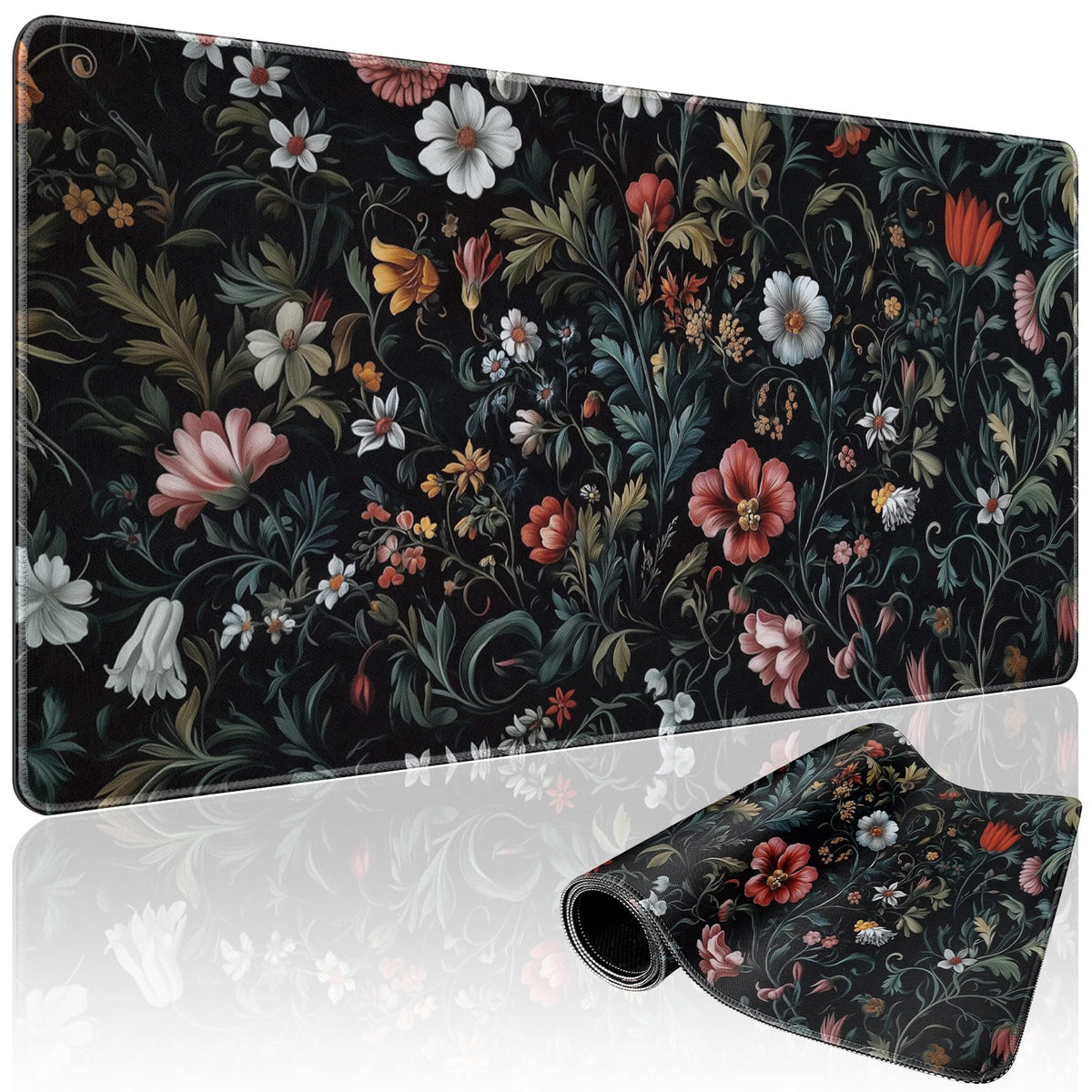 Mystical Potion Bottles Large Gaming Mouse Pad Desk Mat 31.5x15.7
