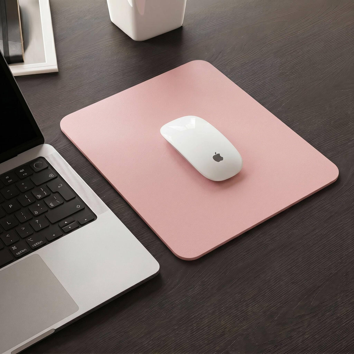Non-Slip Waterproof Leather Desk Pad Mouse Mat, Purple 31.5x15.7 in