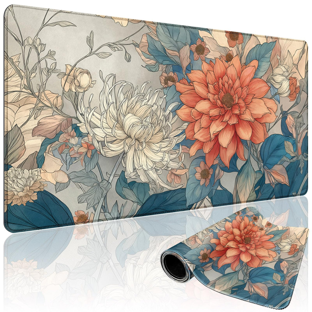 Mystical Potion Bottles Large Gaming Mouse Pad Desk Mat 31.5x15.7