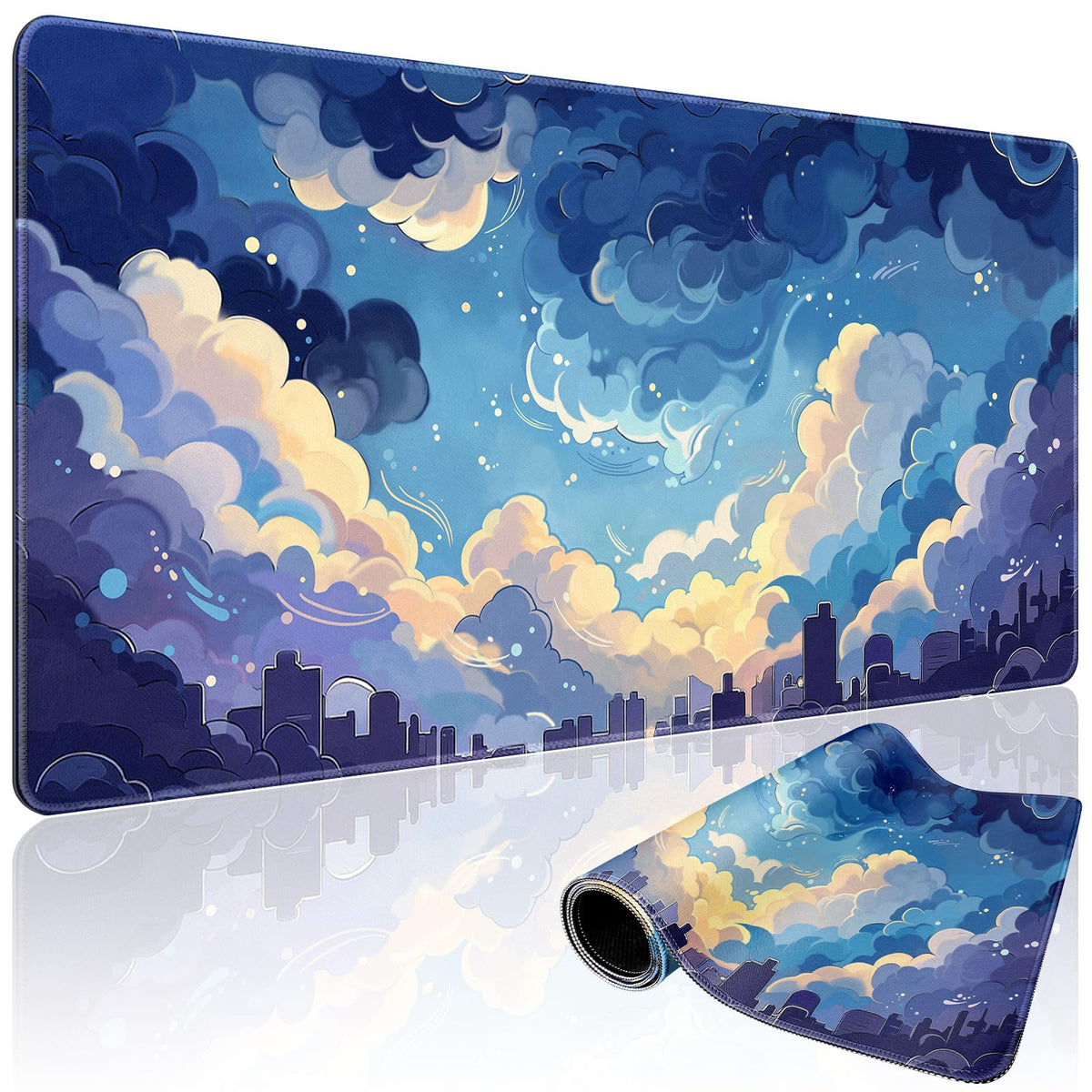 Mystical Potion Bottles Large Gaming Mouse Pad Desk Mat 31.5x15.7