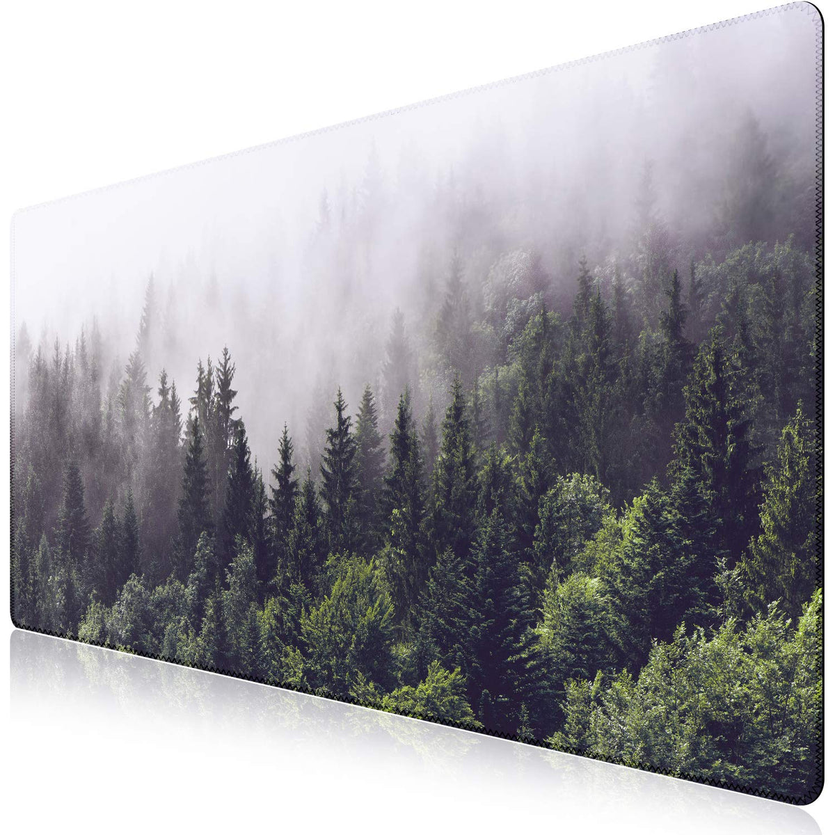 iCasso Desk Cover Mat, Office Mouse Pad,35.4x15.7in,Retro Black