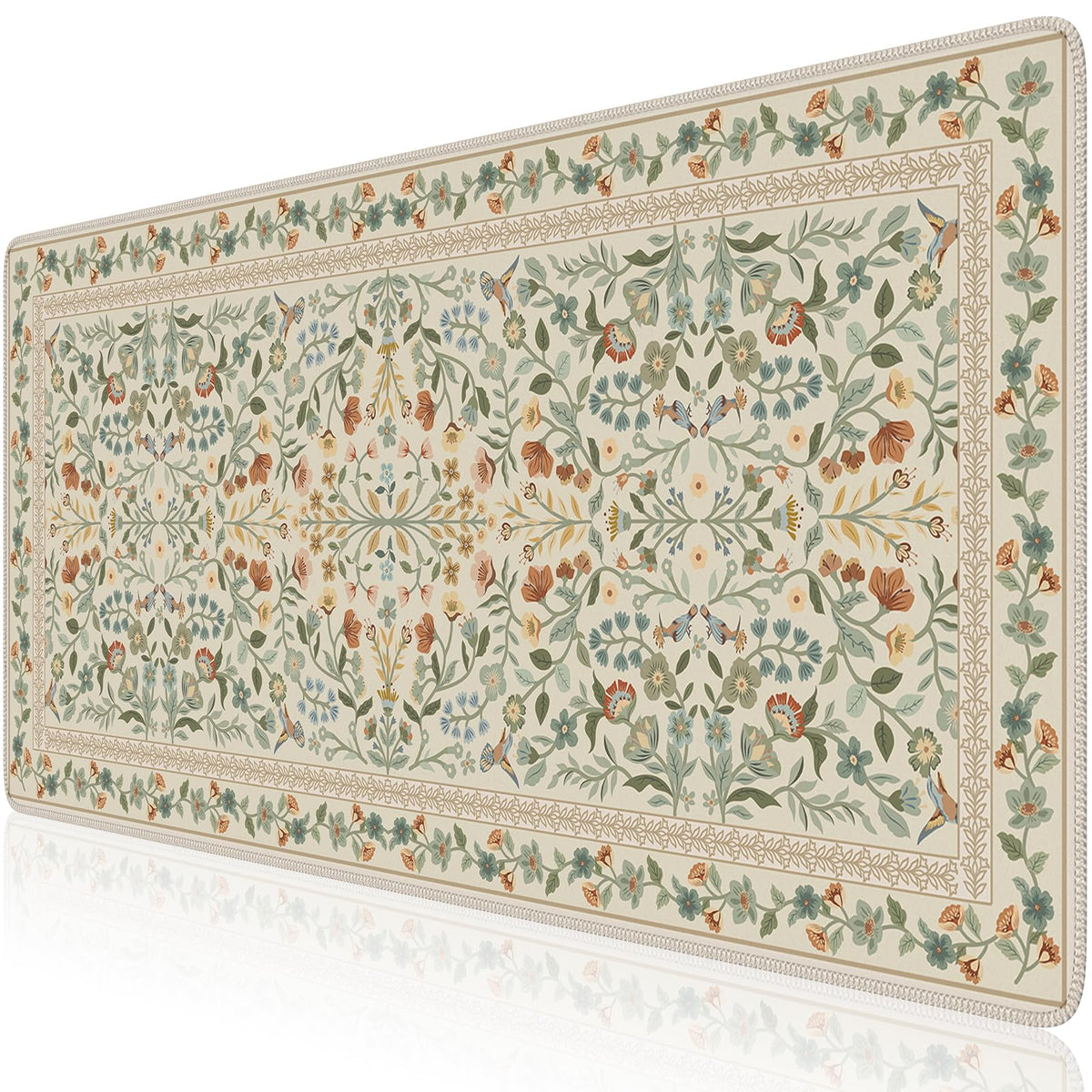 iCasso Desk Mat,Mouse Pad for Office Decor,35.4x15.7in,Deep Green