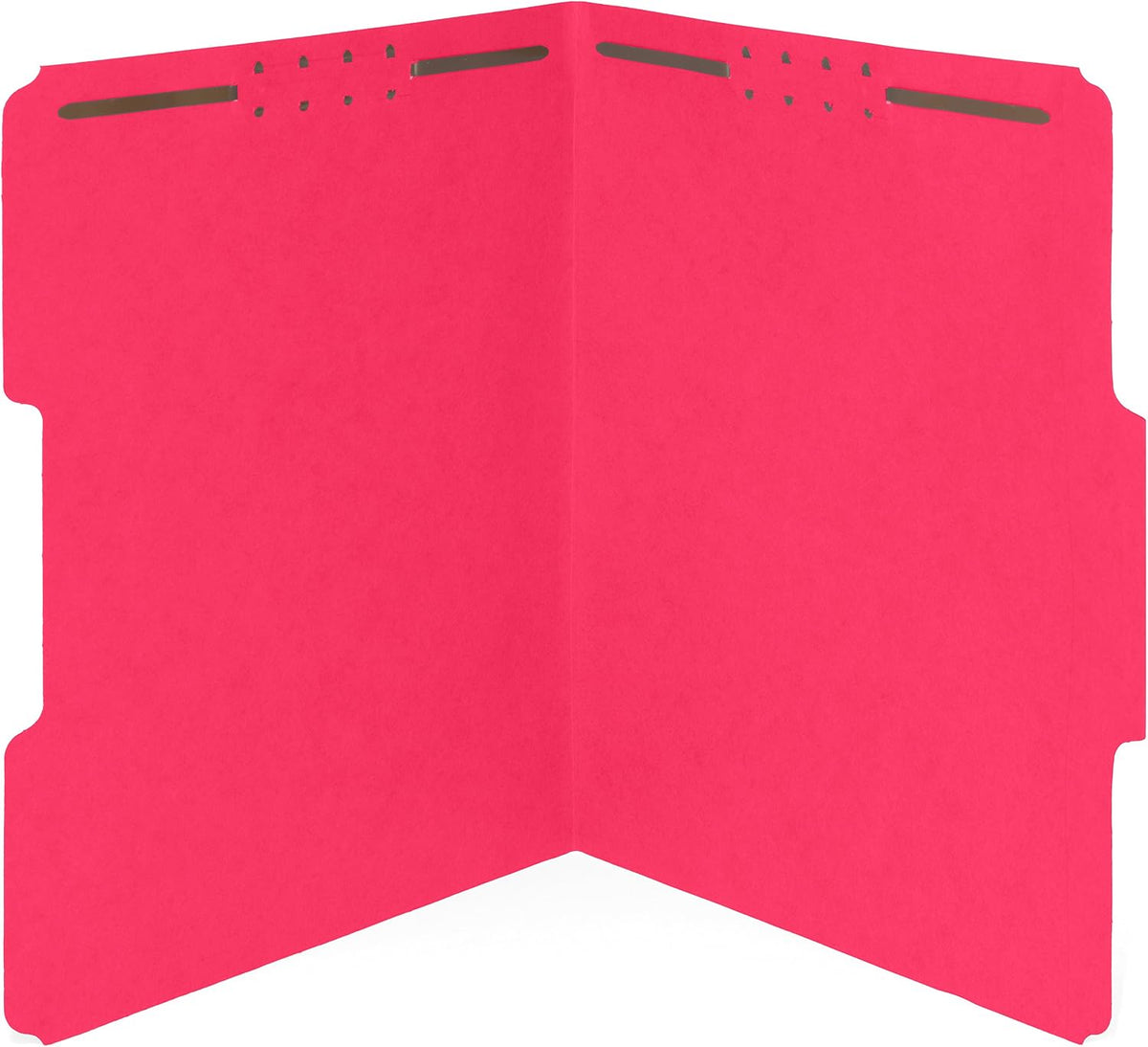 Blue Summit Supplies 50 Yellow Fastener File Folders, Letter, 1/3 Cut Tab