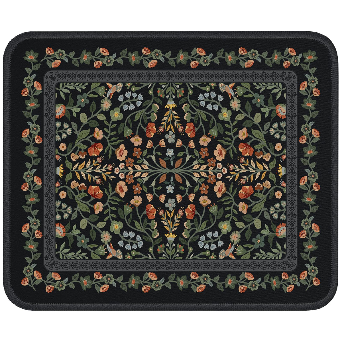 iCasso Desk Mat,Mouse Pad for Office Desk,35.4x15.7in,Pink Floral