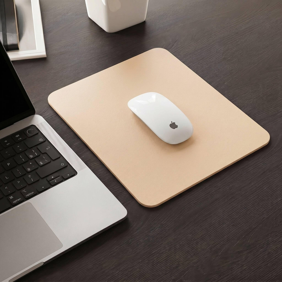 Non-Slip Waterproof Leather Desk Pad Mouse Mat, Purple 31.5x15.7 in