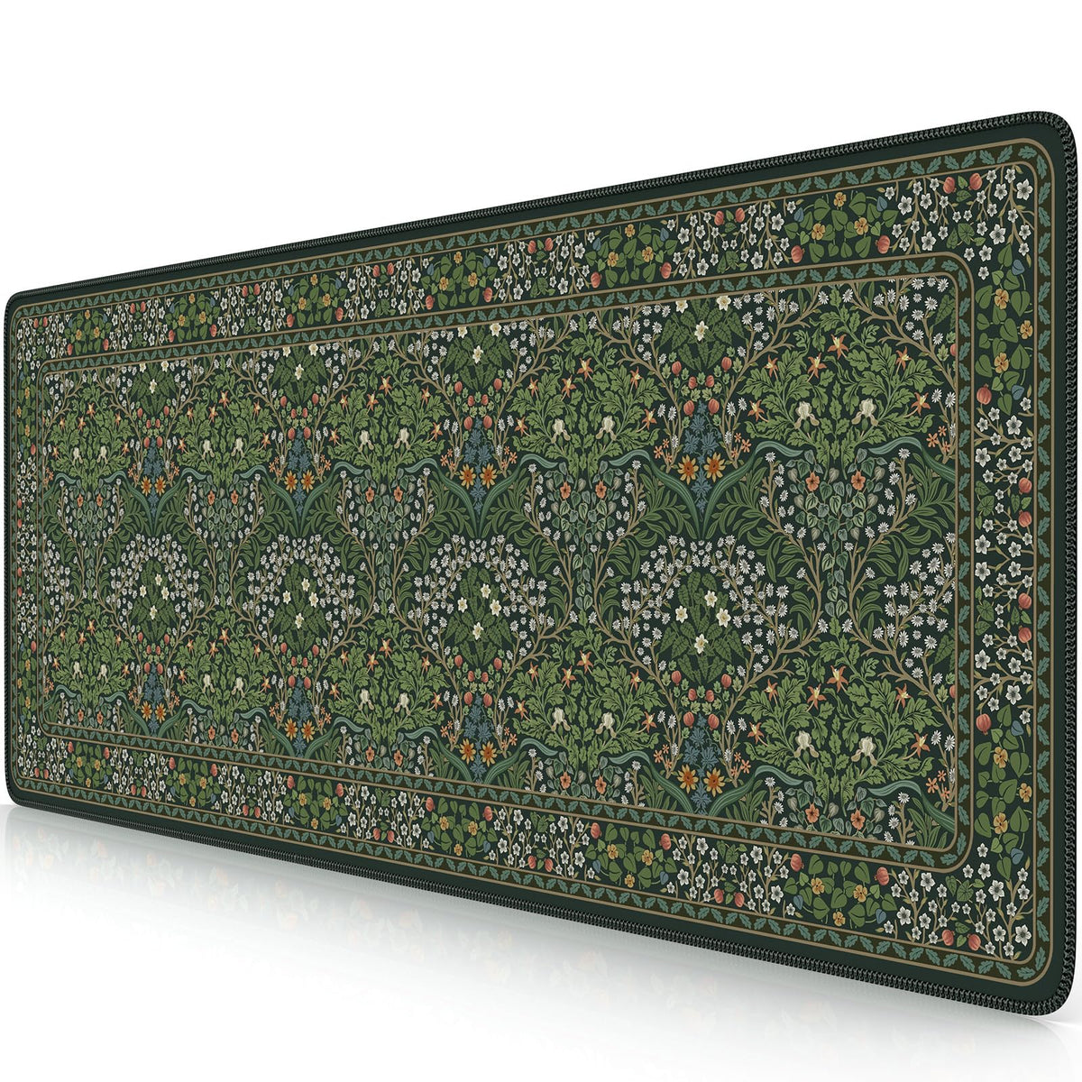iCasso Desk Mat,Mouse Pad for Office Decor,35.4x15.7in,Deep Green