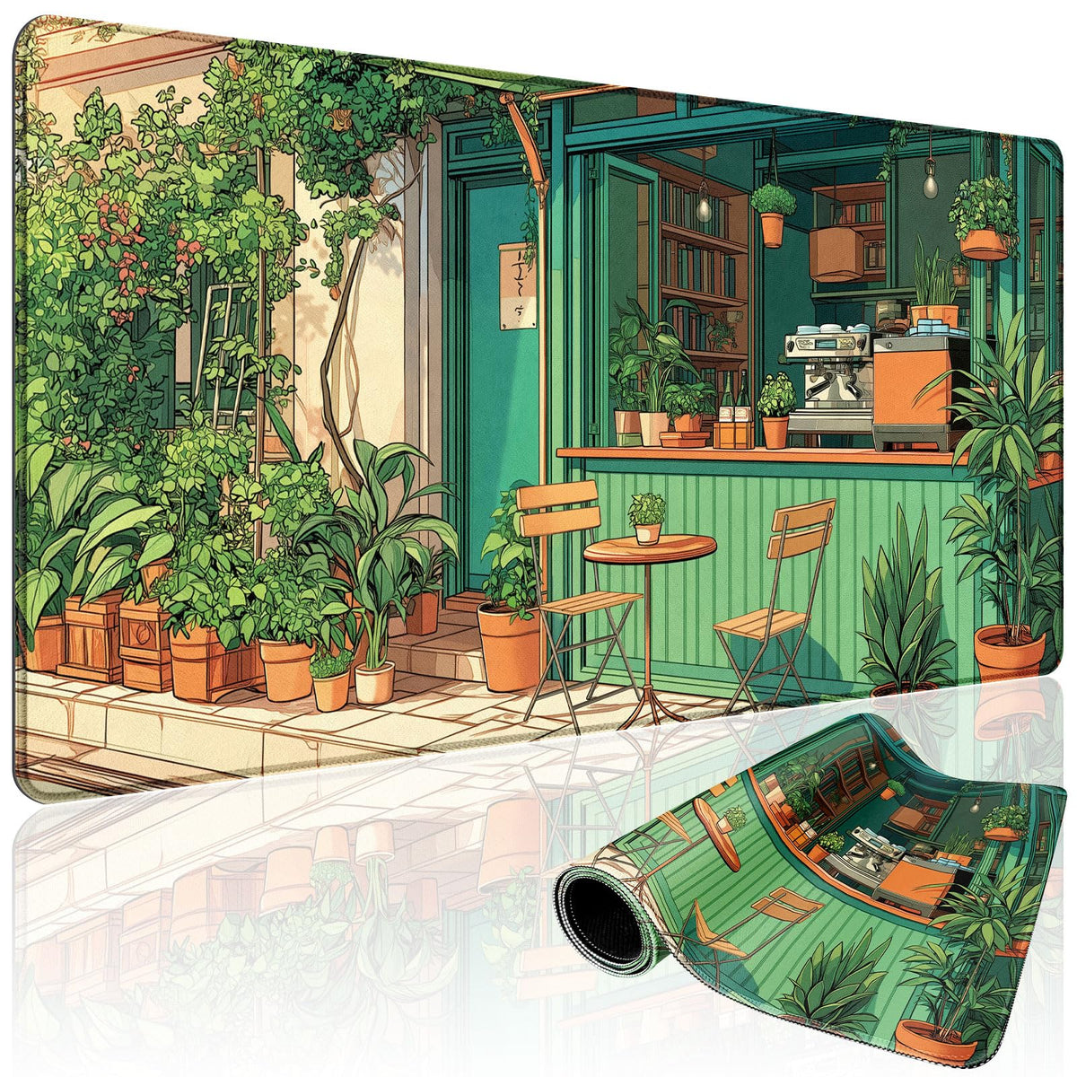 Mystical Potion Bottles Large Gaming Mouse Pad Desk Mat 31.5x15.7