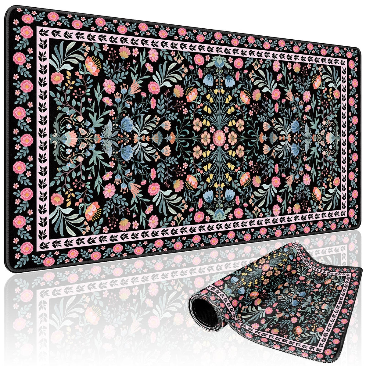 Mystical Potion Bottles Large Gaming Mouse Pad Desk Mat 31.5x15.7