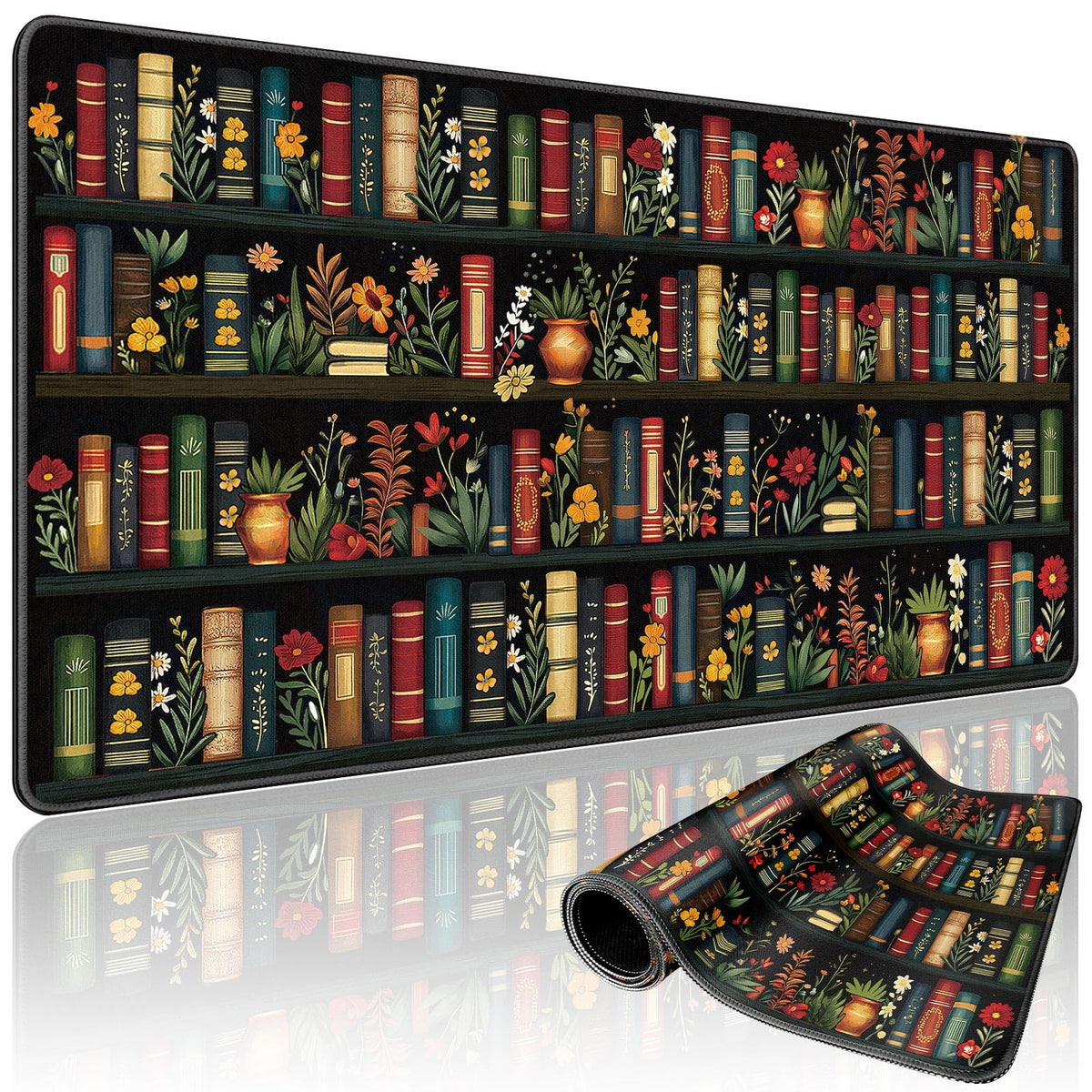 Mystical Potion Bottles Large Gaming Mouse Pad Desk Mat 31.5x15.7