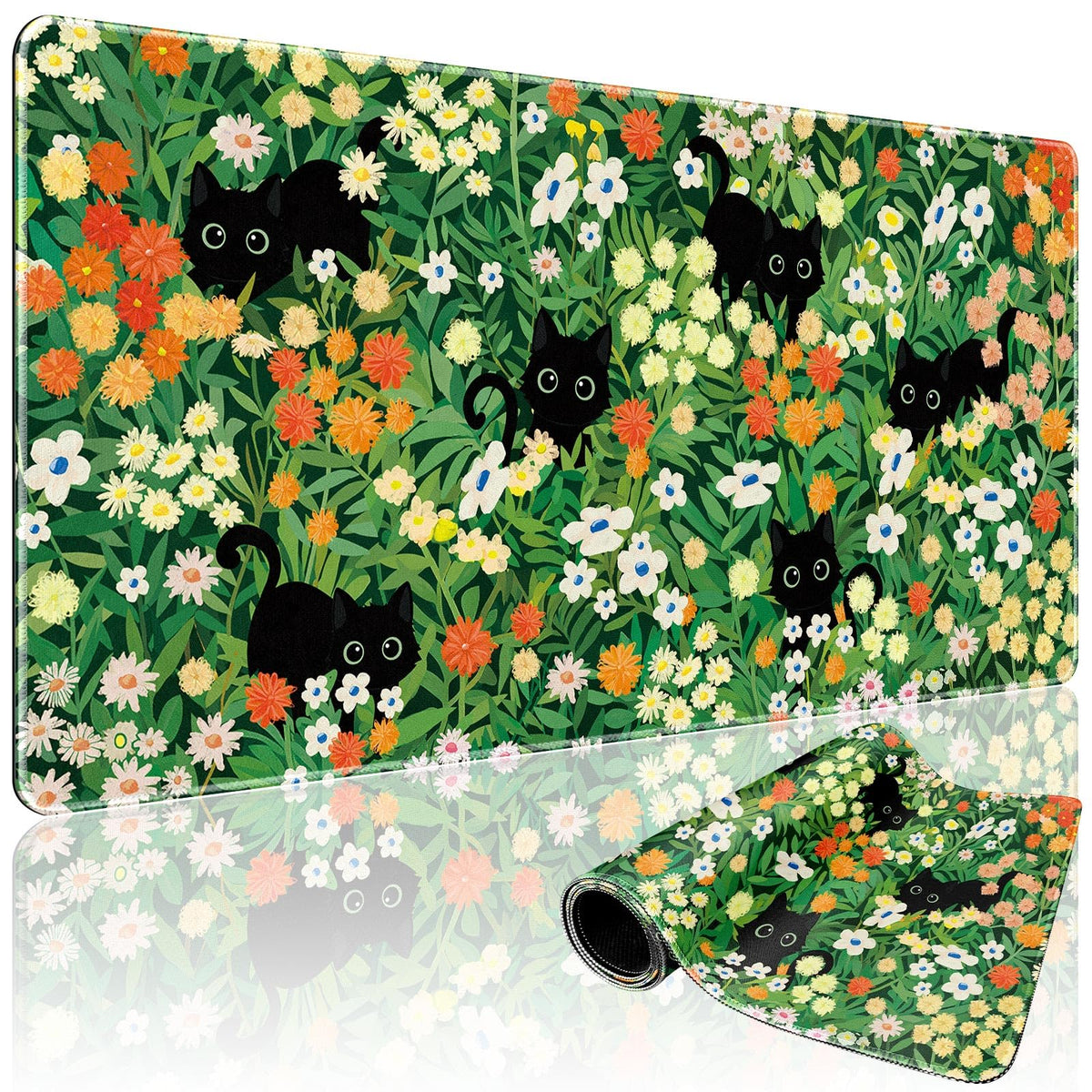 Mystical Potion Bottles Large Gaming Mouse Pad Desk Mat 31.5x15.7